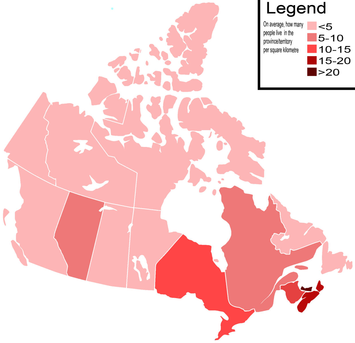 Map of Canada showing payday loan availability across all provinces